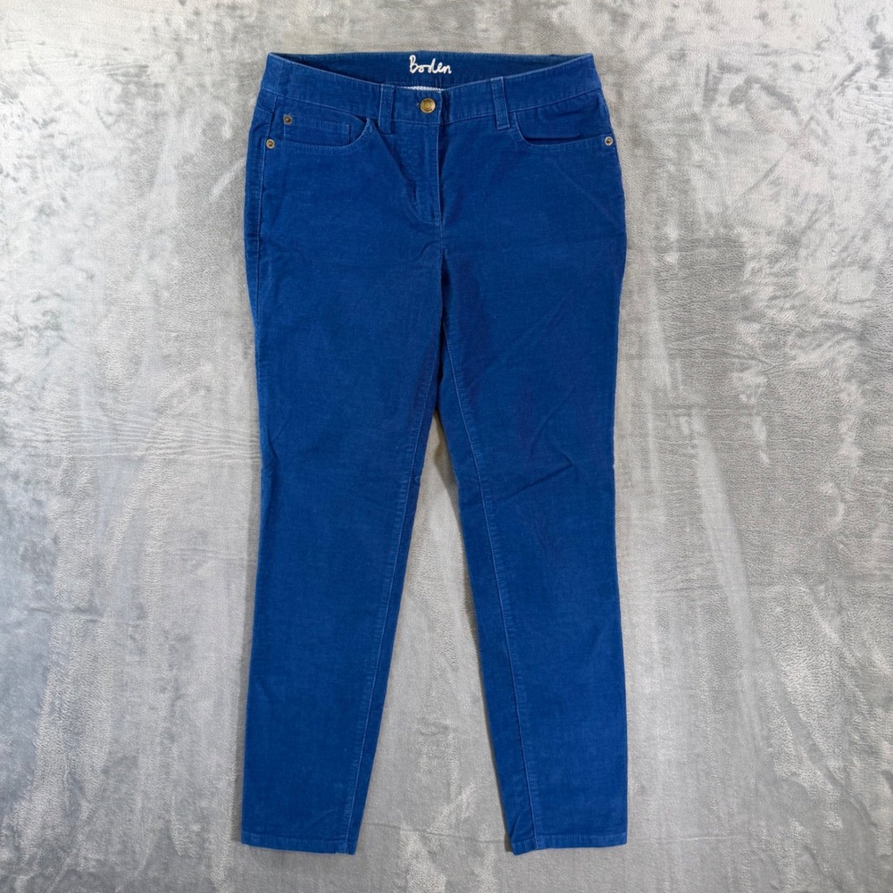 Boden Corduroy Skinny Jeans Women's US Size 6 | UK Size 10 Dark Blue Denim Pants